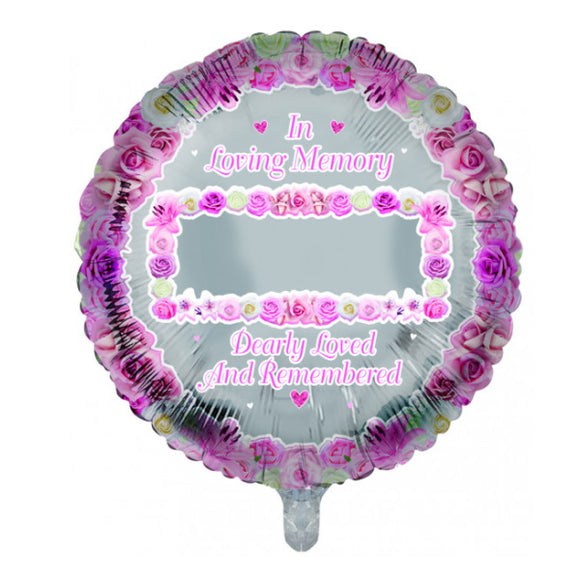 In Loving Memory Personalise with Name or relation - Helium Filled Balloon