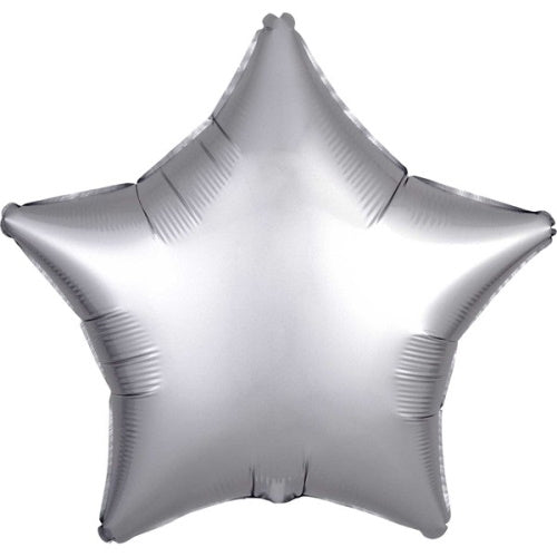 Sliver Star - Helium Filled Balloon 