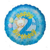 2nd Birthday Helium Balloons - Various Designs
