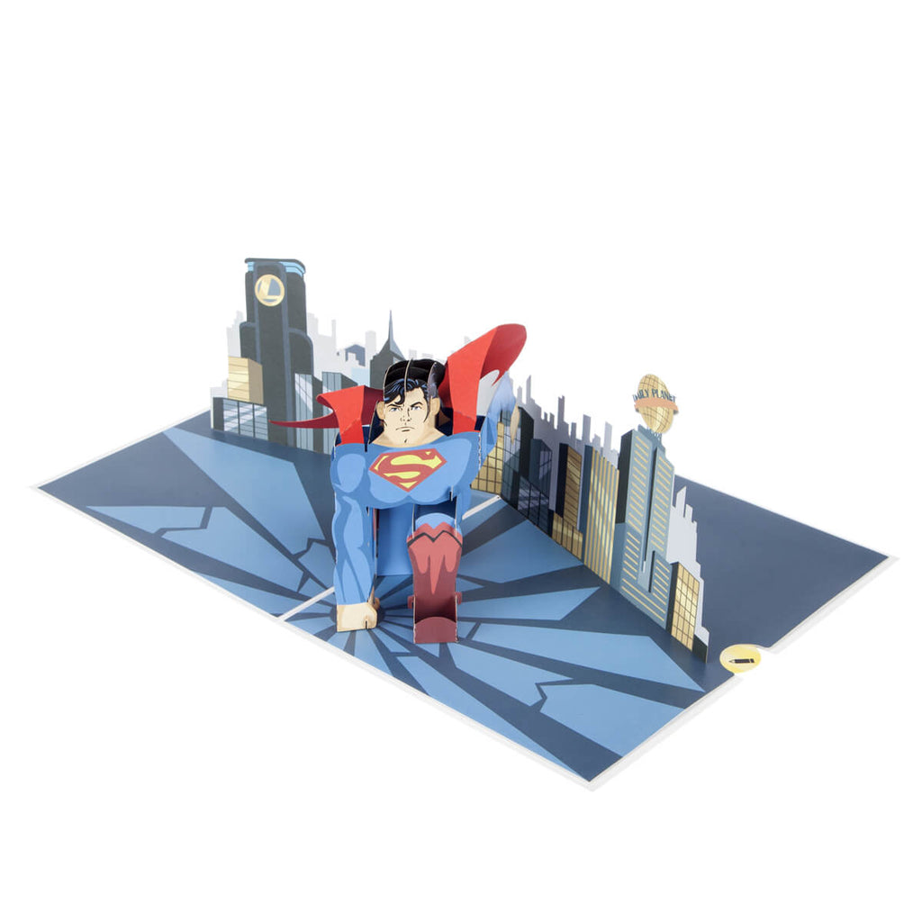 Superman - DC Comics 3d pop up card