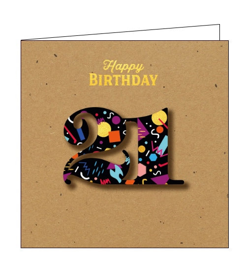 21st Birthday card