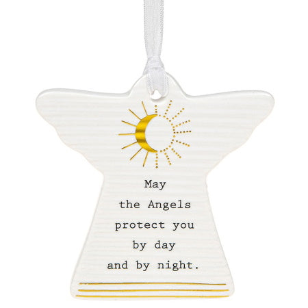 May The Angels Protect You By Day And By Night plaque