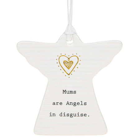 Mums Are Angels In Disguise - ceramic plaque