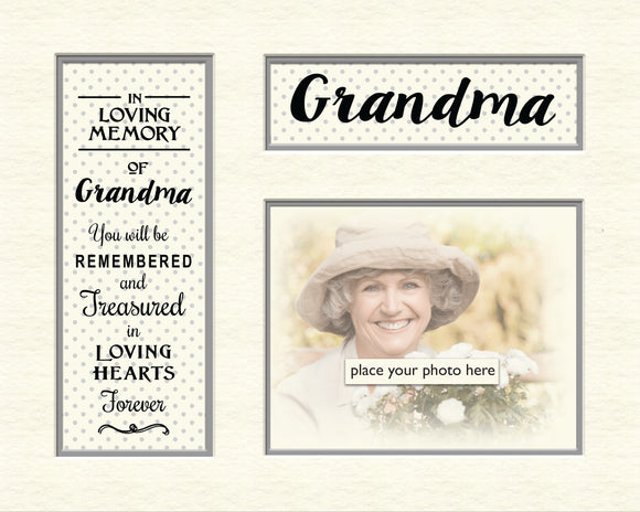 Tidybirds memory mounts- In  loving memory of Grandma