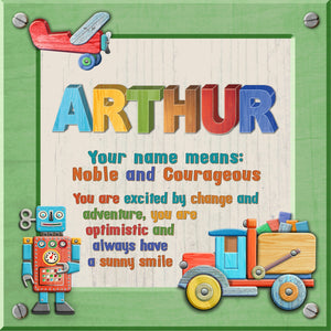 Tidybirds name meanings name definition plaque for kids ARTHUR Nickery Nook