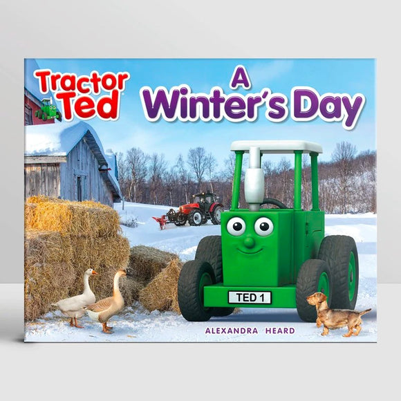 It’s a cold winter’s day and Tractor Ted is busy doing all the jobs to get the farm ready for winter. Then the snow comes, and a big plough is needed to clear it all away! In the snow he finds footprints, but who do they belong to? Join Tractor Ted as he finds Midge the dog and Merlin the pony in the snow.