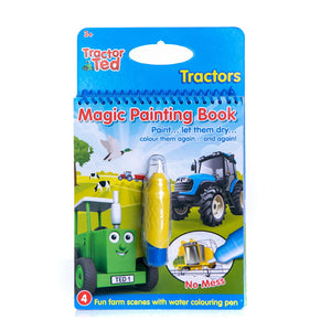 Guaranteed fun for little ones and perfect for parents too with no need of paint or mess; just a bit of water! Four fantastic farming pictures to "paint" using the water pen. See the hidden colours magically appear. Use again and again! The perfect little book to take on trips out.