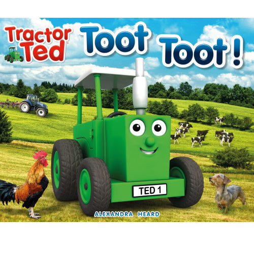 Tractor Ted reading book toot toot