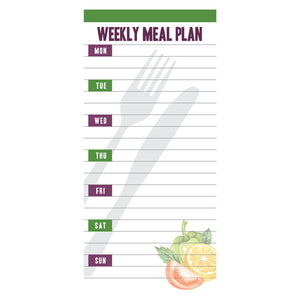 Weekly Meal Plan - Magnetic Listpad