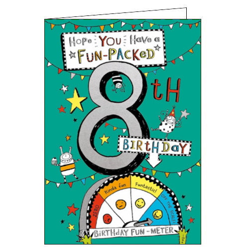 Fun-packed 8th Birthday card