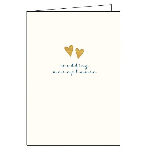 Woodmansterne Beth Lawton wedding acceptance rsvp card