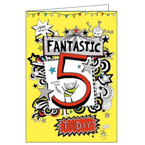 Fantastic Five - 5th Birthday card