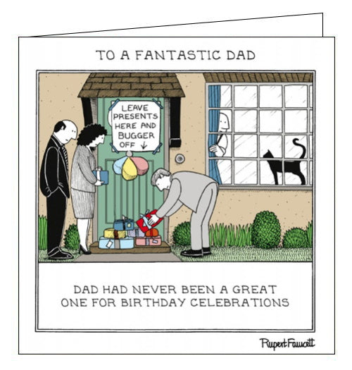 To a Fantastic Dad- Fred card
