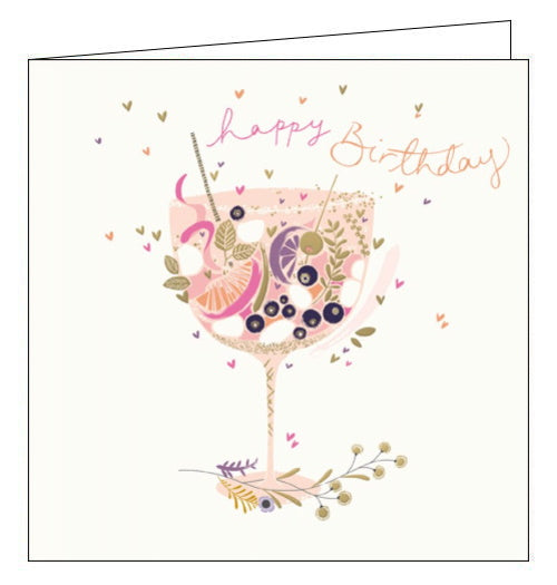 Gin and tonic - birthday card