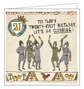 Woodmansterne Hysterical Heritage History 21st birthday card