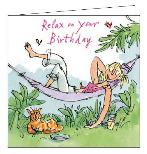 Relax on your Birthday - Quentin Blake