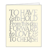Woodmansterne Emma Bridgewater Wedding Day card