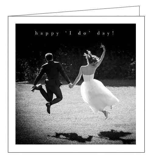 Woodmansterne Framed congratulations happy i do day wedding day card nickery nook