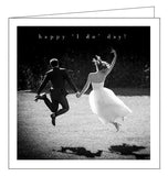 Woodmansterne Framed congratulations happy i do day wedding day card nickery nook