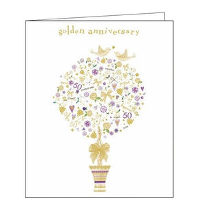 Woodmansterne Kim Anderson golden anniversary card Nickery Nook