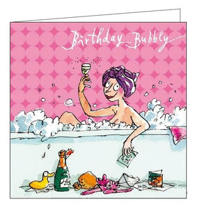 Woodmansterne Quentin Blake Happy Birthday time for bubbles Nickery Nook