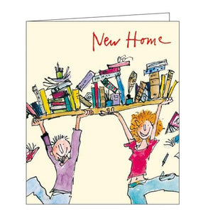 Woodmansterne Quentin Blake illustrated new home card from Nickery Nook