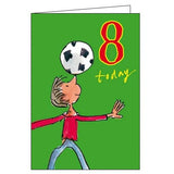 Woodmansterne Quentin Muddy Birthday Happy 8th Birthday card Nickery Nook