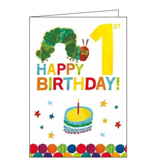 Woodmansterne The Very Hungry Caterpillar Happy 1st Birthday card Nickery Nook 1 today
