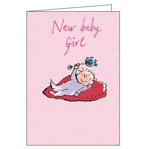 Woodmansterne quentin blake new baby girl card