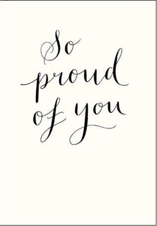 Woodmansterne so proud of you congratulations card Nickery Nook