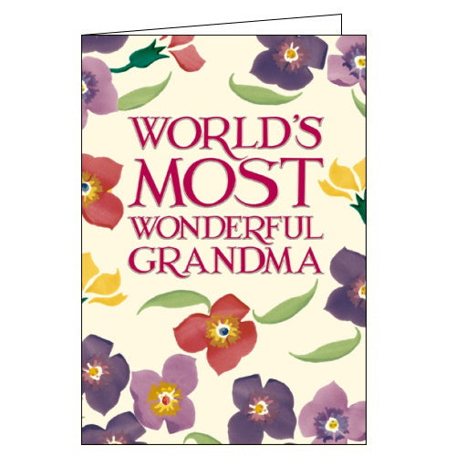 Woodmansterne emma bridgewater wonderful grandma birthday card