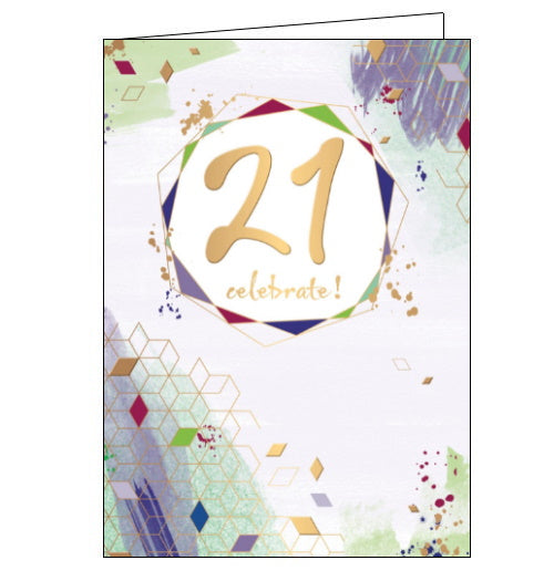 21 Celebrate ! - Birthday card