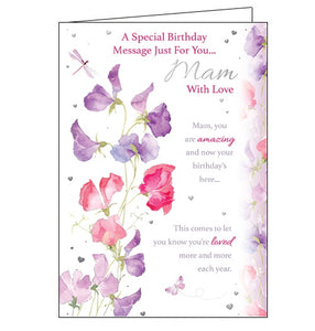 Mam - birthday card