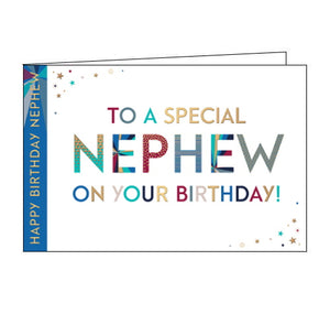 Happy Birthday Nephew - Birthday Card