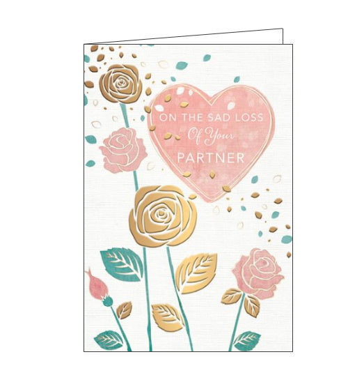 On the Loss of your Partner - Sympathy Card