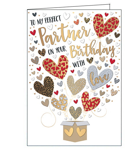 To my Perfect Partner - Birthday Card