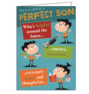For a perfect Son - Birthday card