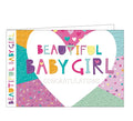 Beautiful Baby Girl - new baby card