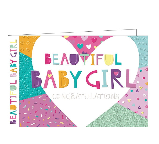 Beautiful Baby Girl - new baby card
