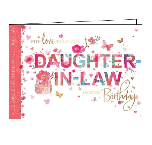 Words 'n' Wishes daughter-in-law birthday card