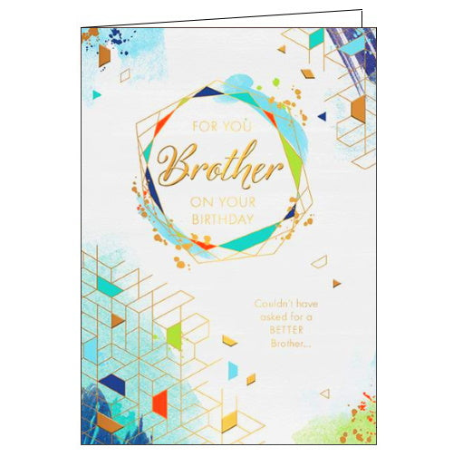 Words 'n' Wishes for you brother birthday card