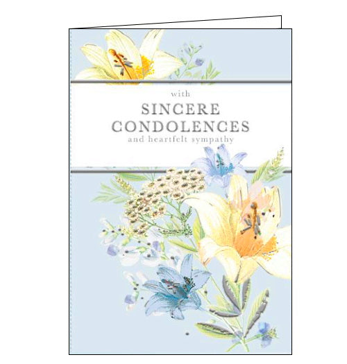 Words 'n' Wishes sincere condolences deepest sympathy card