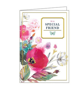 Words 'n' Wishes to my special friend birthday card