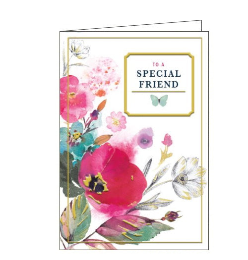 Words 'n' Wishes to my special friend birthday card