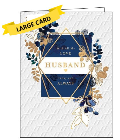 With all my love, Husband - Birthday card
