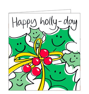 Happy holly-day - Christmas card