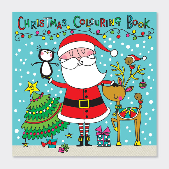 This christmas themed colouring book from designer Rachel Ellen features 12 pages of christmas illustrations to colour in. Each page is blank on the reverse leaving room for drawing and writing.