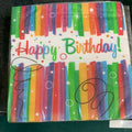 Rainbow Ribbon Birthday - Pack of 16 - Paper Napkins