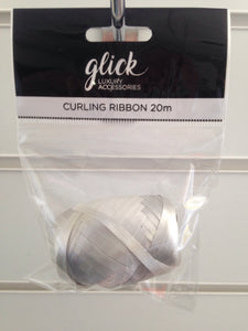 Silver - 20m curling ribbon