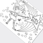 Rachel Ellen Girls Rule Colouring Book